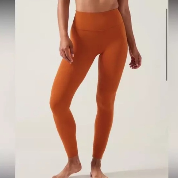 Athleta Transcend Tight Legging Canyon Orange - Picture 3 of 8